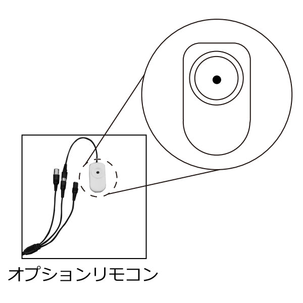 【NSC-AHD941シリーズ専用リモコン】 NSC-AHD941シリーズ専用OSD操作リモコン
