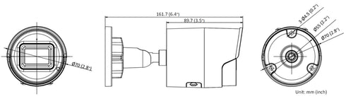 DS-2CD2046G2-IU 本体寸法図