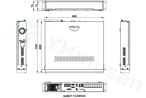 8K録画対応32chネットワークビデオレコーダー DS-7732NI-M4/16P