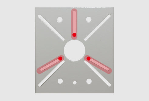 E110PP-FLEX フレキシブル 防犯カメラ用万能ポール取付金具(ステンレスバンドタイプ)3点留めでもフレキシブル