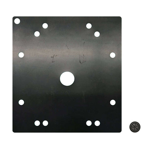 E120PP2-SUS ドームハウジング用ポール取付金具(ステンレスバンド用)背面