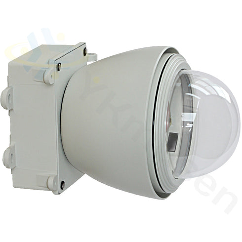 E120YOKO 屋外用ファン・ヒーター内蔵壁面用電源BOX付横型ドームハウジング