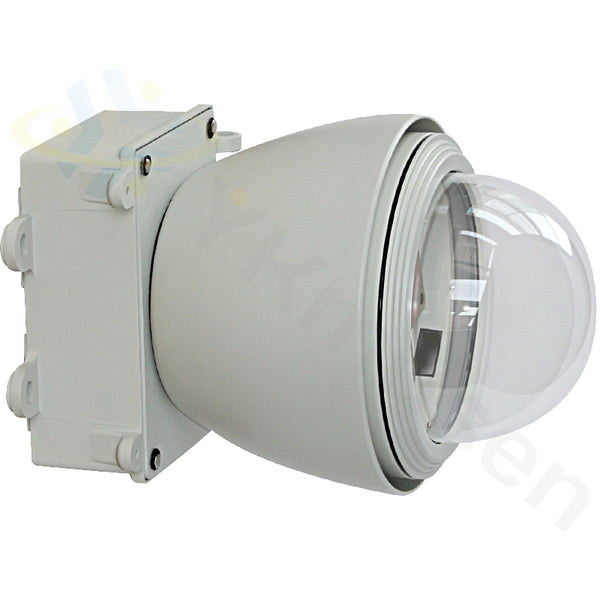 E120YOKO 屋外用ファン・ヒーター内蔵壁面用電源BOX付横型ドームハウジング