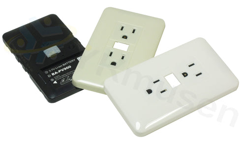 壁コンセント偽装人感PIRセンサー式フルHD自動録画カメラ HS-300FHD 壁スイッチに偽装したカモフラージュ自動録画カメラ