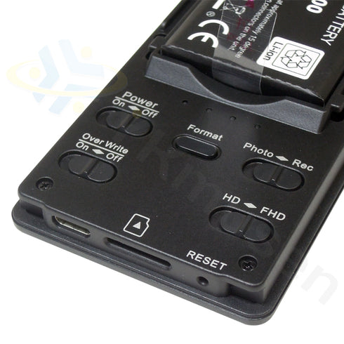 HS-700FHD TVリモコン偽装型人感PIRセンサー式フルHD自動録画カメラ コントロールパネル