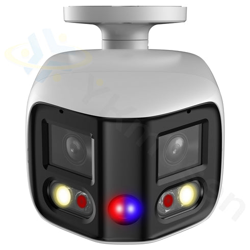 2×4MP 180度超広角 TiOCバレット型ネットワークカメラ IPC-PFW3849SP-A180-E2-AS-PV-0280B カメラ2台でデュアル監視