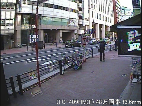 ITC-409HM(F) Effio-E搭載48万画素マイク付小型カメラ 屋外撮影画像