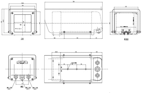 KS-4001-S 本体寸法図
