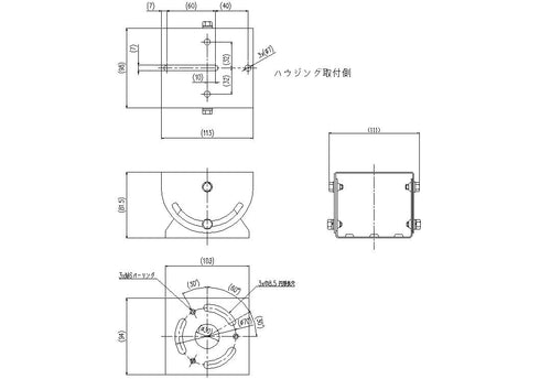 KS-B02 本体寸法図