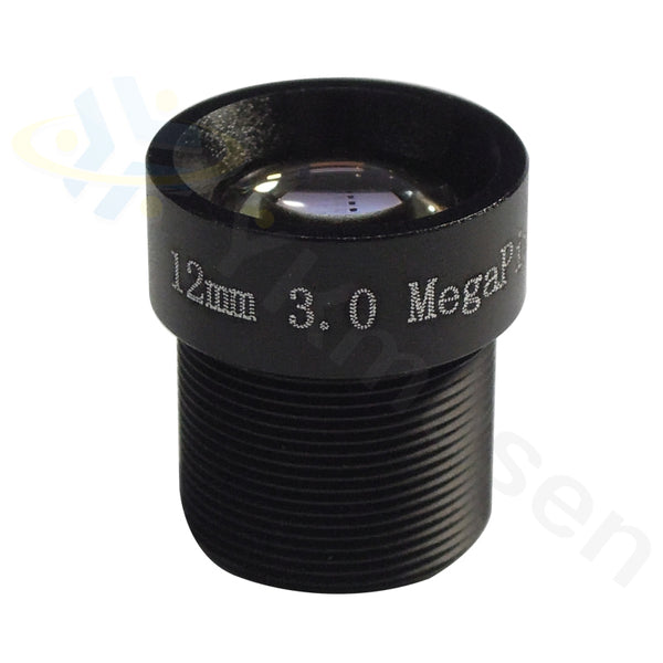 3メガピクセル対応f12mm望遠ミニレンズ M12-3MP12
