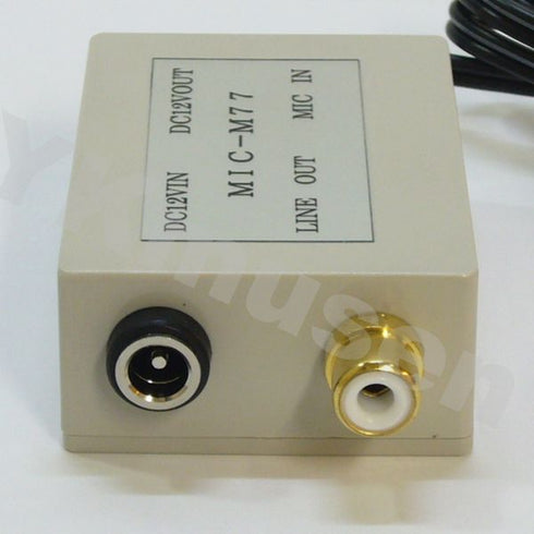 MIC-M77 高感度セパレイトマイク DC12V入力・LINE OUT端子