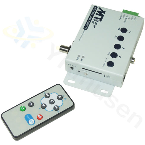 AHD/アナログカメラ専用フルハイビジョン対応SDカードレコーダー MT-SDR07AHD 赤外線リモコン操作に対応