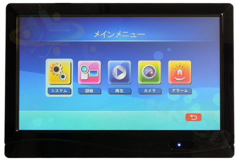 MT-WCM300 録画機能搭載受信機内蔵10.1インチ液晶モニター 実際の画面表示