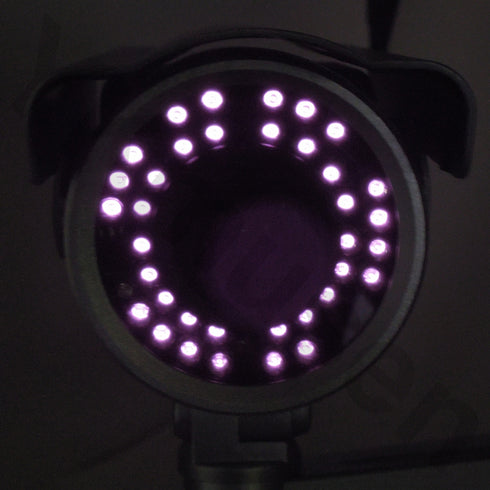 MTW-SD02FHD AHDAHD1080p録画対応SDカードレコーダー搭載200万画素防雨型赤外線防犯カメラ 赤外線照射イメージ