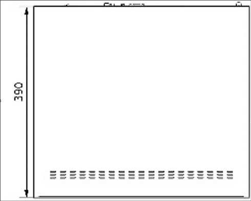NR7032-UPH 業務用32CH 4K H.265対応 PoE NVR 本体寸法図