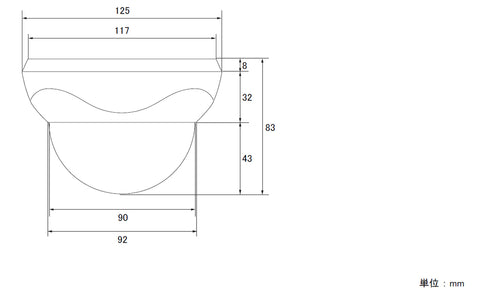NSC-AHD931-F 外形寸法図