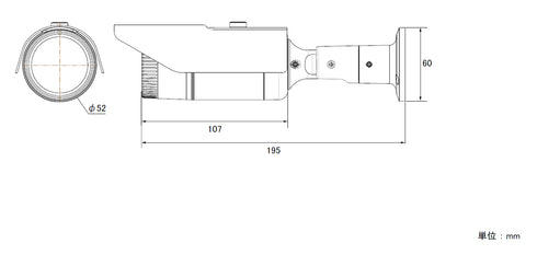 NSC-AHD941VPU-4M 外形寸法図