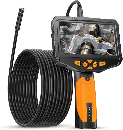 Teslong 5インチIPS液晶モニター搭載直径8mm内視鏡カメラ・デュアルファイバースコープ NTS300