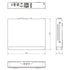 NVR501-04B-P4 PoEポート搭載4chネットワークビデオレコーダー 外形寸法図
