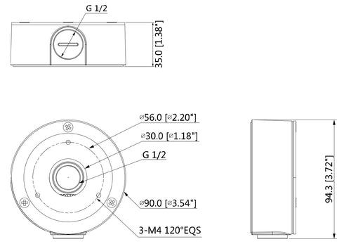 PFA134 外径寸法図