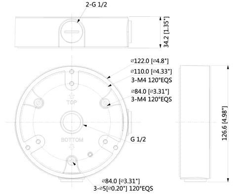 PFA137 外径寸法図