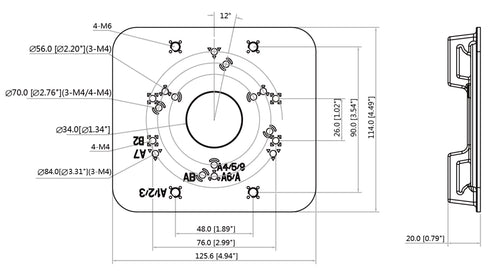 PFA152-E 外径寸法図
