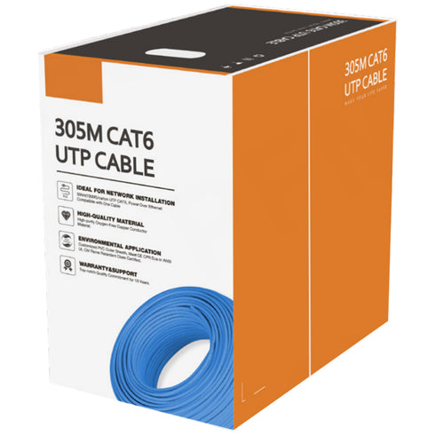 PFM920I-6UN-C Cat6・LANケーブル(UTP/305m巻/箱入)