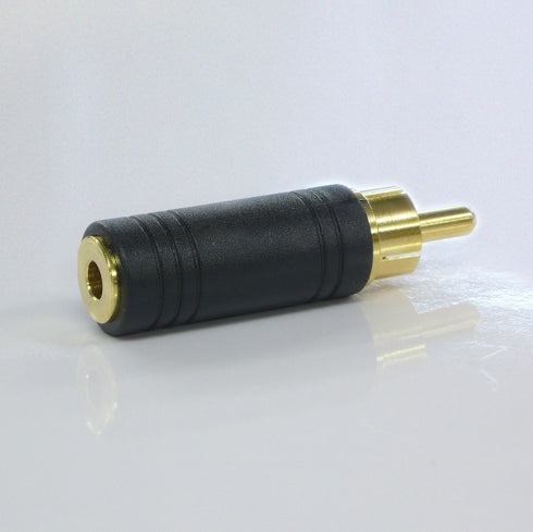 3.5φジャック-RCAプラグ変換コネクタ RCAP-3.5J