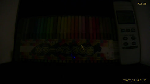 RE-40IP Wi-Fi/IP機能搭載USBチャージャー型フルHDデジタルビデオカメラ 低照度撮影画像