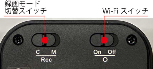 フルHD録画対応Wi-Fi機能搭載卓上空気清浄機擬装型小型カメラ RE-50IP 本体底面・コントロールパネル部