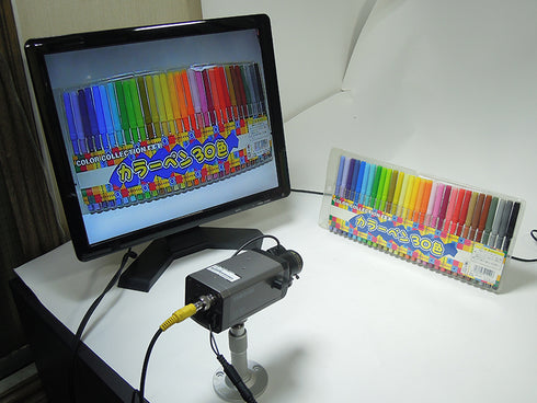 TFT-170Hi 実際に41万画素防犯カメラの映像を表示した画像