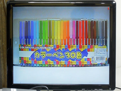 TFT-170Hi 実際に41万画素防犯カメラの映像を表示した画像