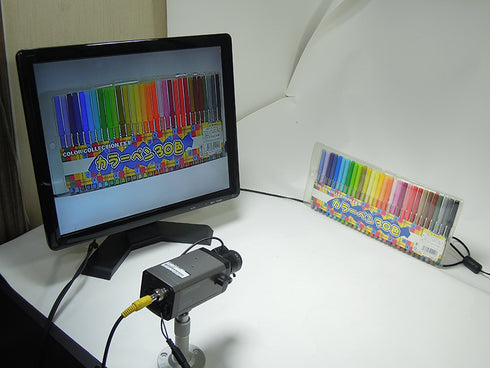 TFT-190Hi 実際に41万画素防犯カメラの映像を表示した画像