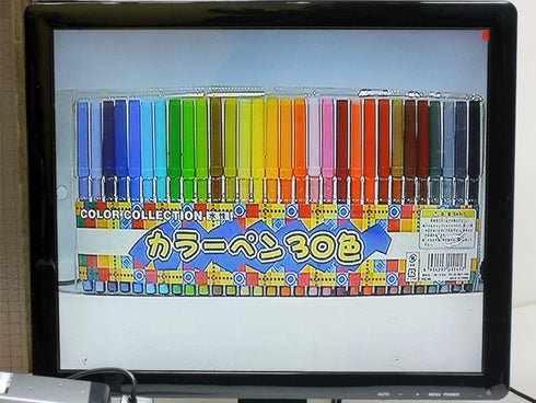 TFT-190Hi 実際に41万画素防犯カメラの映像を表示した画像