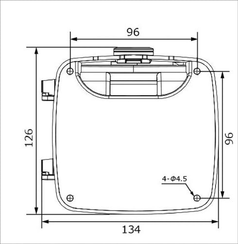 VC2966-RIPE 2MP屋外対応電動プロバレットネットワークカメラ 本体寸法図