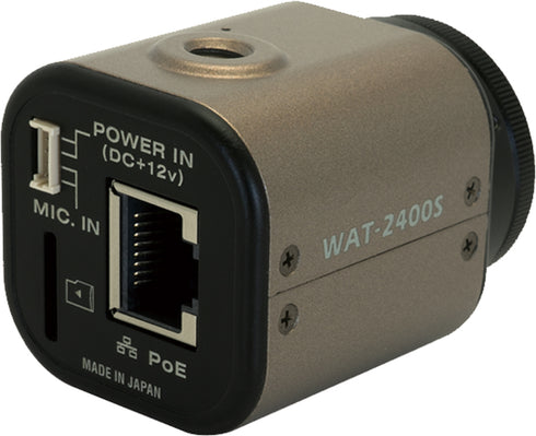 小型・高感度ネットワークカメラ WAT-2400S 本体背面