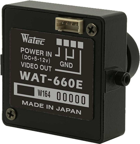 32万画素超小型モノクロカメラ WAT-660E(G3.8) 本体背面
