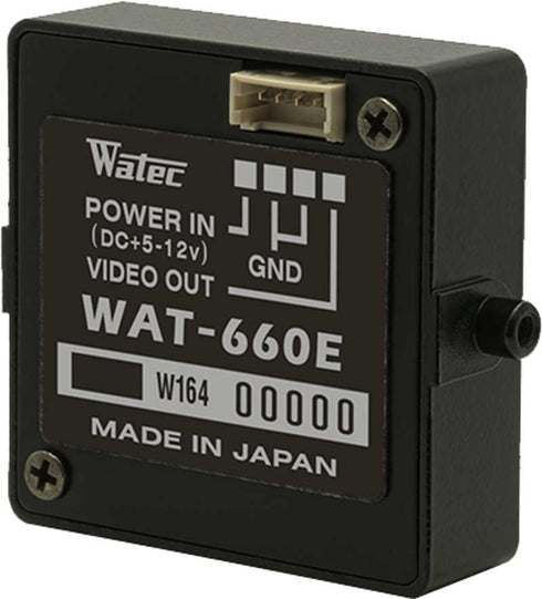 32万画素超小型モノクロピンホールカメラ WAT-660E(P3.7) 本体背面