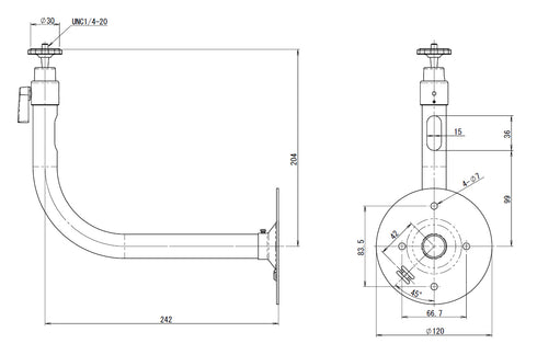 WH-21 本体寸法図