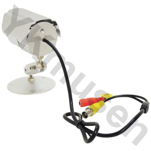 YK-SC9DN 防雨型赤外線LED搭載25万画素監視カメラ 本体背面・接続端子