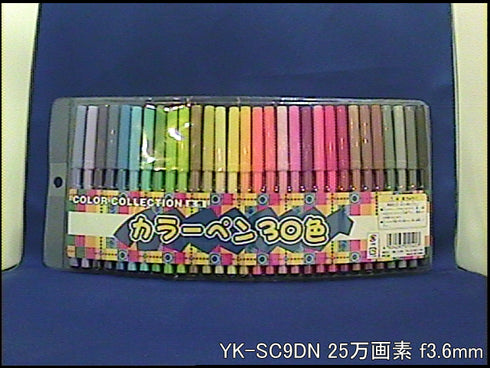 YK-SC9DN 防雨型赤外線LED搭載25万画素監視カメラ 屋内撮影画像