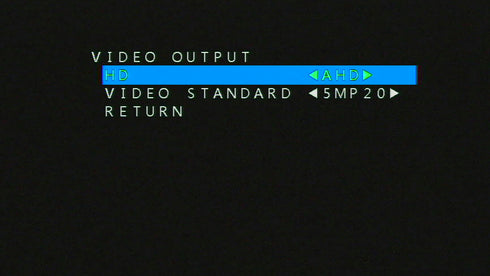 【YKS-ATC5304BA】 音声マイク内蔵536万画素AHD小型カメラ