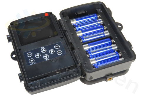 YKS-HT800H アルカリ単3乾電池8本で長期間稼働可能