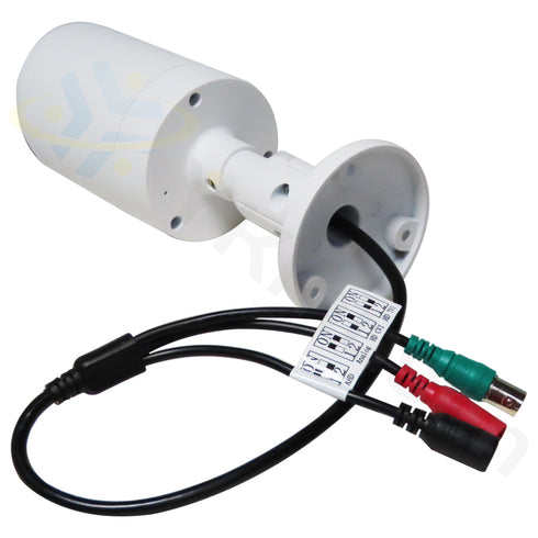 4in1マルチフォーマット対応500万画素赤外線搭載屋外防雨バレット型防犯カメラ YKS-T955BS 本体背面