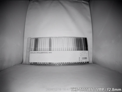 4in1マルチフォーマット対応500万画素赤外線搭載屋外防雨バレット型防犯カメラ YKS-T955BS 赤外線照射撮影画像