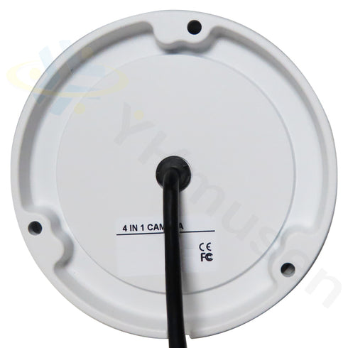 4in1マルチフォーマット対応500万画素赤外線搭載屋外防雨ドーム型防犯カメラ YKS-T955DS 本体底面
