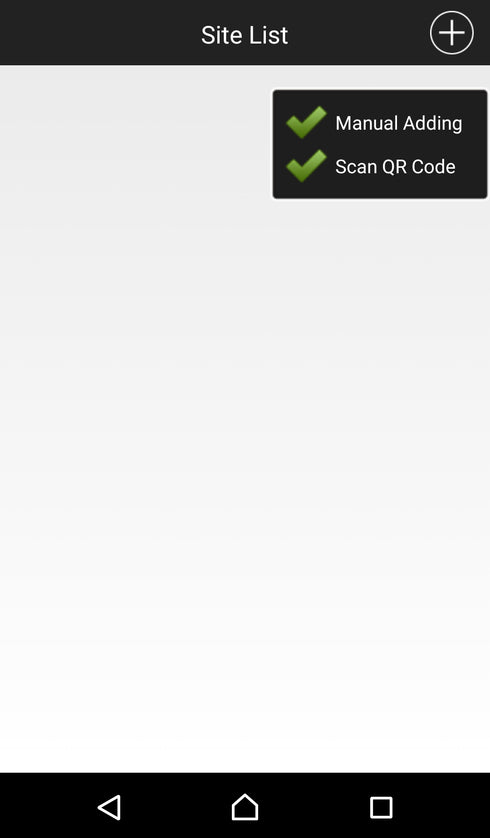 YKS-TN2004AHD-N スマートフォンP2P登録画面