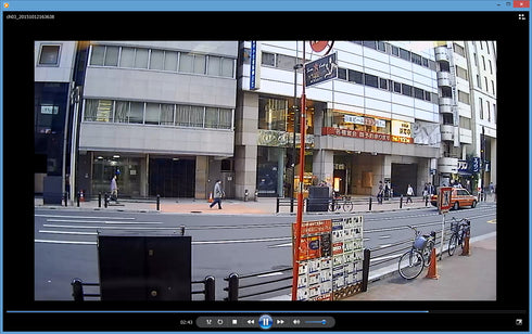 YKS-TN2004AHD-N バックアップデータ再生画面