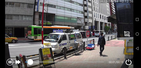 YKS-WF08SLP リモート再生画面