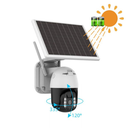 YKS-WF08SLP 太陽光による充電に対応、パン・チルト搭載